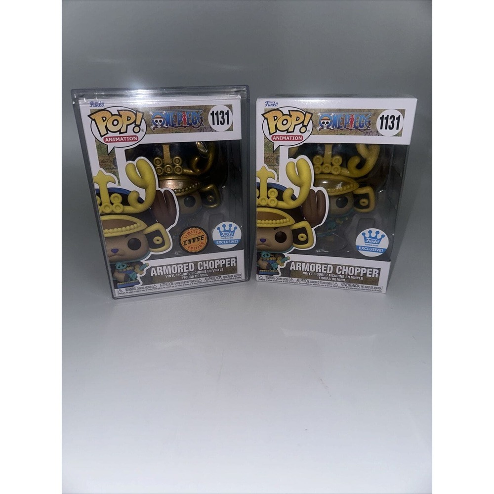 Funko Pop! Animation: #1131 One Piece Armored Chopper Common and Chase Bundle.